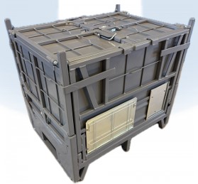 Battery recycling bin